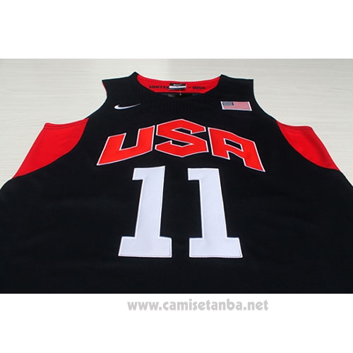 Camiseta USA 2012 Kevin Love #11 Negro
